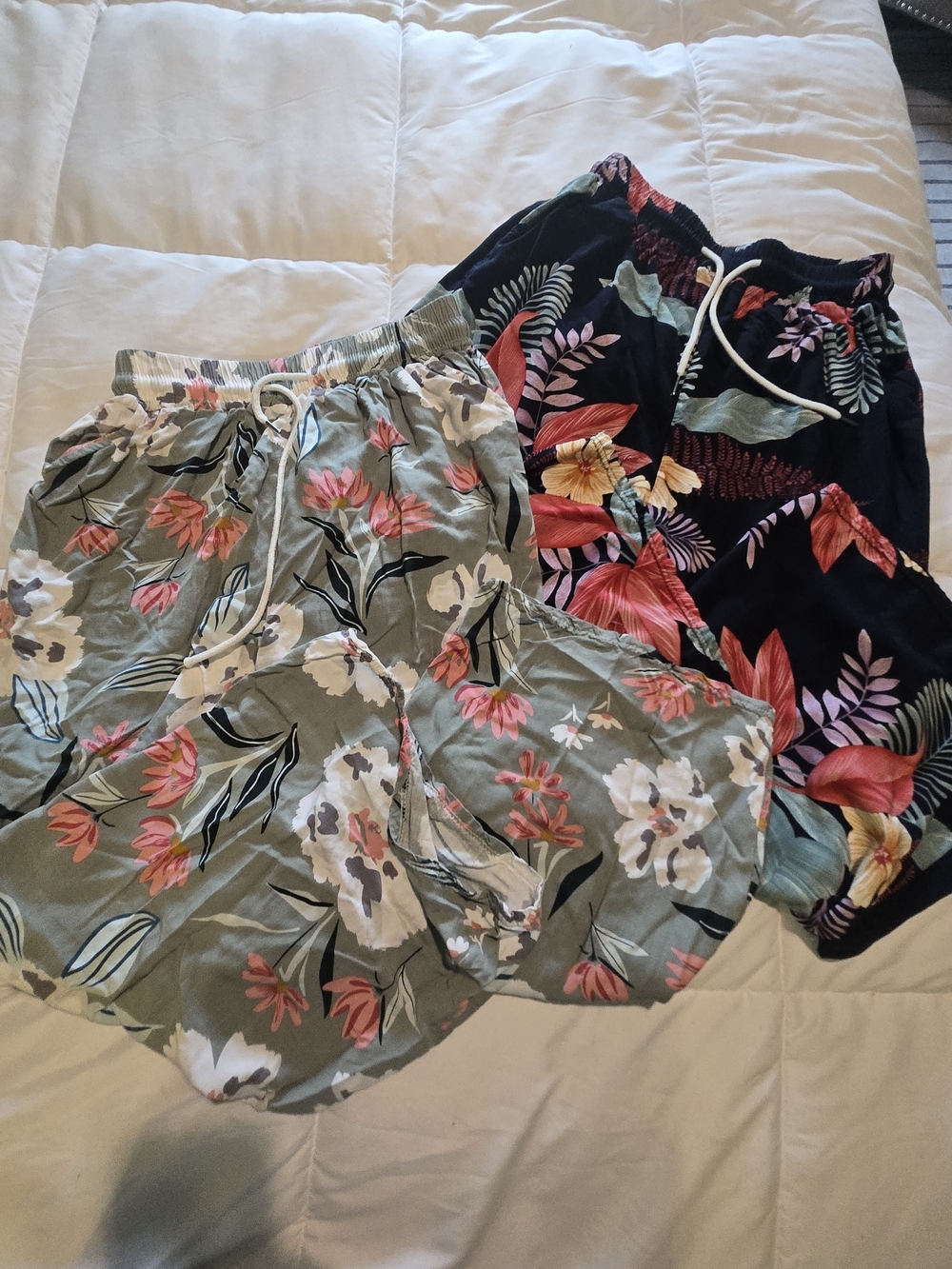 Floral Drawstring Lounge Pants